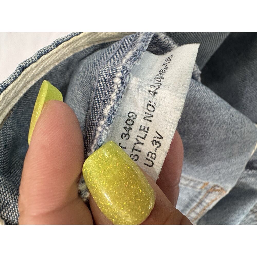 Vintage 90s Unionbay Cropped Denim Vest Snap Front Women's Size S/M Blue Jean - Picture 6 of 13